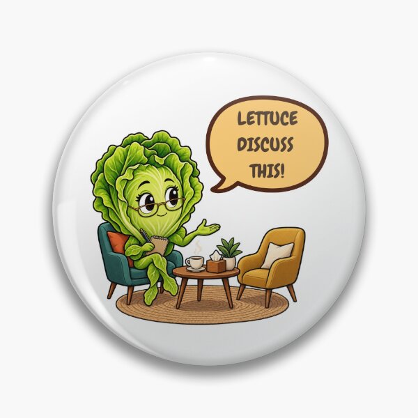 Item preview, Lettuce Discuss This Therapy Pun designed and sold by Vatazumet.