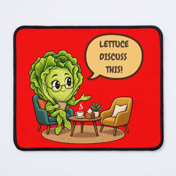Item preview, Lettuce Discuss This Therapy Pun designed and sold by Vatazumet.
