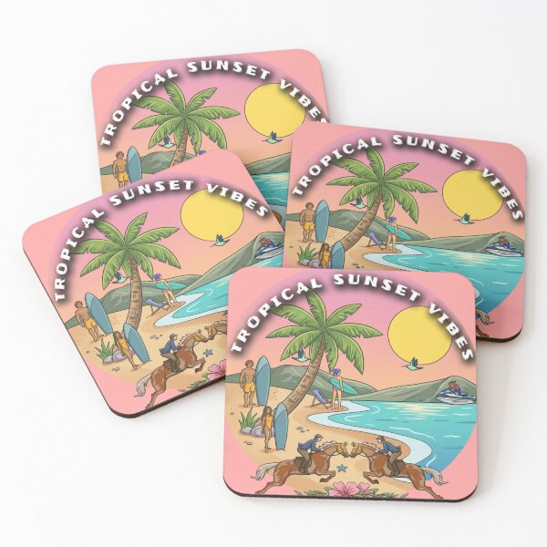 Item preview, Tropical Sunset Vibes designed and sold by zaoroo shop.