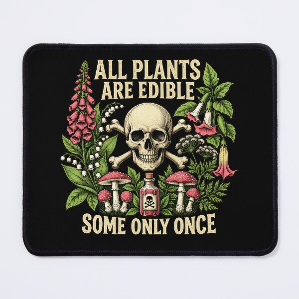 Item preview, Poison Garden Skull designed and sold by The Wicked Herbarium.