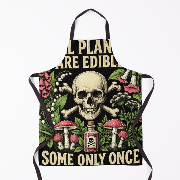 Item preview, Poison Garden Skull designed and sold by The Wicked Herbarium.