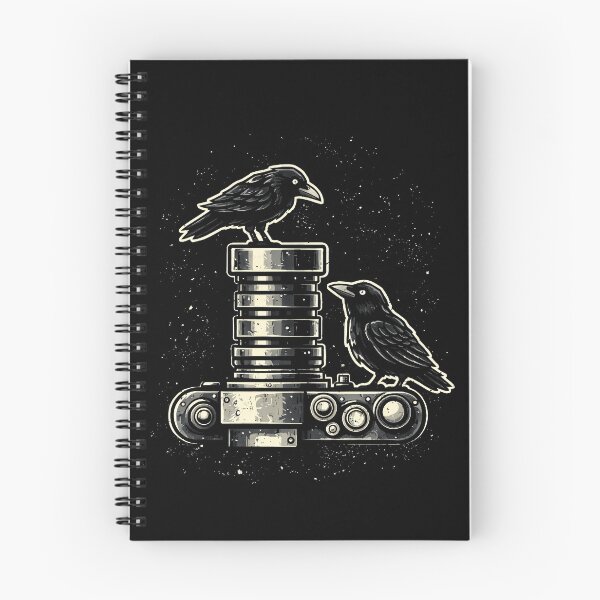 Item preview, Raven perched on vintage camera design designed and sold by rafaeltto.