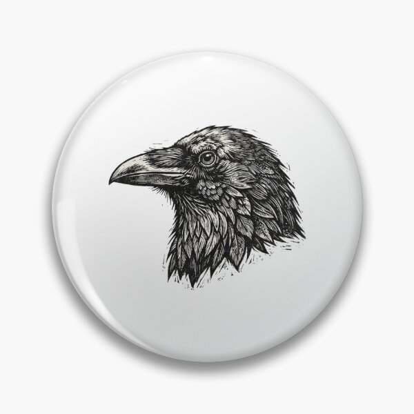 Item preview, Black Raven Gothic Bird Design Crow Artwork designed and sold by SOUFIANE1991.