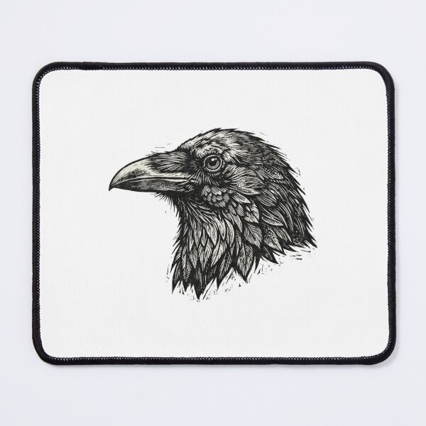 Item preview, Black Raven Gothic Bird Design Crow Artwork designed and sold by SOUFIANE1991.