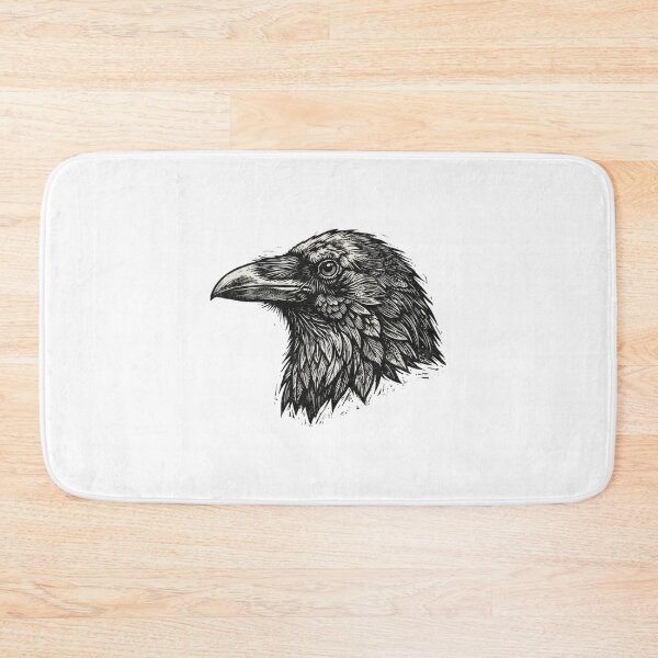 Item preview, Black Raven Gothic Bird Design Crow Artwork designed and sold by SOUFIANE1991.