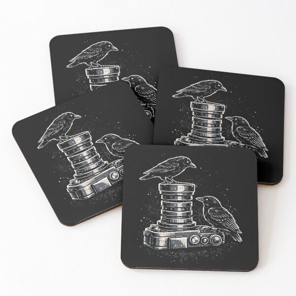 Item preview, Crows perched on vintage camera design designed and sold by rafaeltto.