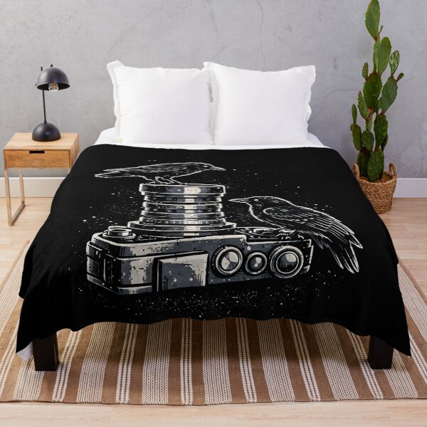 Item preview, Crows perched on vintage camera design designed and sold by rafaeltto.