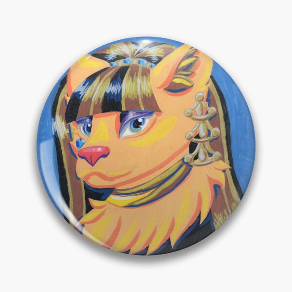 Item preview, cleo de nile cat portrait designed and sold by NineRavensArt.
