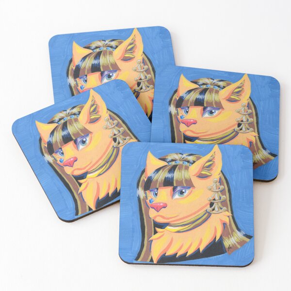 Item preview, cleo de nile cat portrait designed and sold by NineRavensArt.