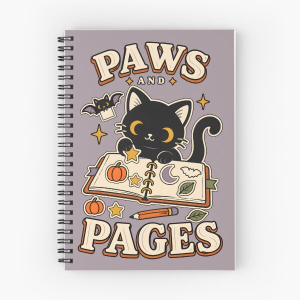 Item preview, Paws and Pages Retro Black Cat Scrapbooking designed and sold by  MAD's Recreation Studio.