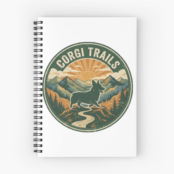 Item preview, Corgi Trails | Adventure Corgi | Outdoor Dog Art designed and sold by Rohit Naik.