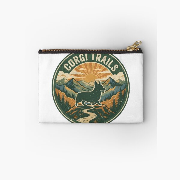 Item preview, Corgi Trails | Adventure Corgi | Outdoor Dog Art designed and sold by Rohit Naik.