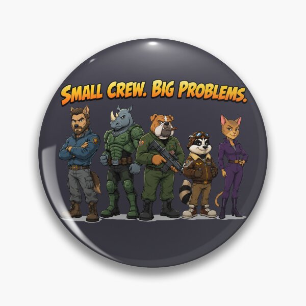 Item preview, The Expanse Rocinante Crew — Small Crew. Big Problems. | Sci-Fi Cartoon designed and sold by MischiefFoundry.