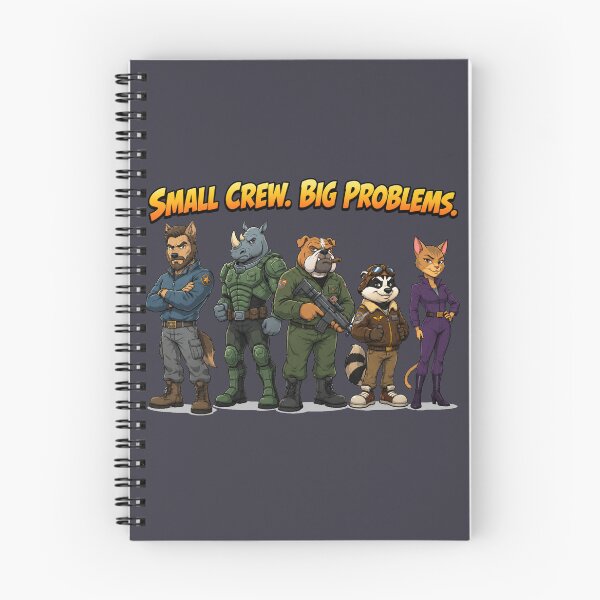 Item preview, The Expanse Rocinante Crew — Small Crew. Big Problems. | Sci-Fi Cartoon designed and sold by MischiefFoundry.
