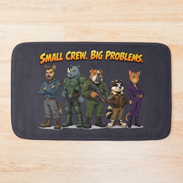 Item preview, The Expanse Rocinante Crew — Small Crew. Big Problems. | Sci-Fi Cartoon designed and sold by MischiefFoundry.