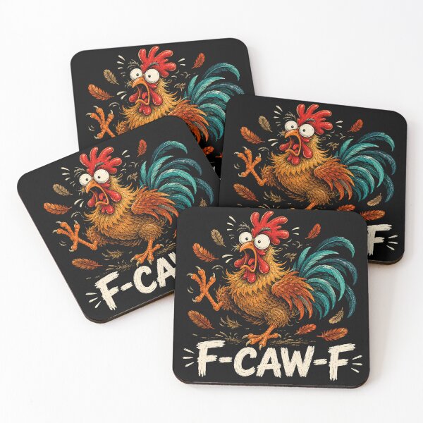 Item preview, F-CAW-F Panicked Rooster Funny Chicken designed and sold by WILLIAMS-BR.