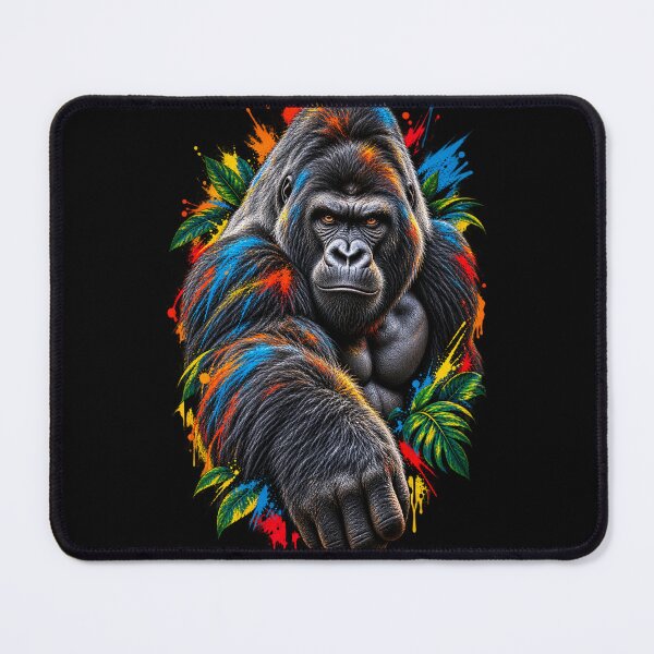 Item preview, Mountain Gorilla Primate Pop Art designed and sold by redsharkuk.
