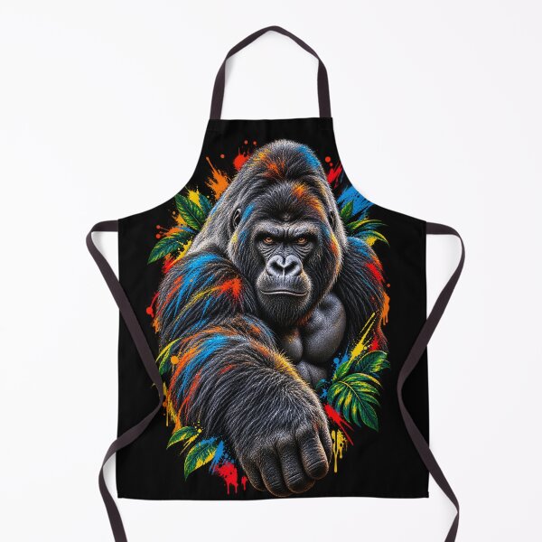 Item preview, Gorila de montaña, primate, arte pop designed and sold by redsharkuk.