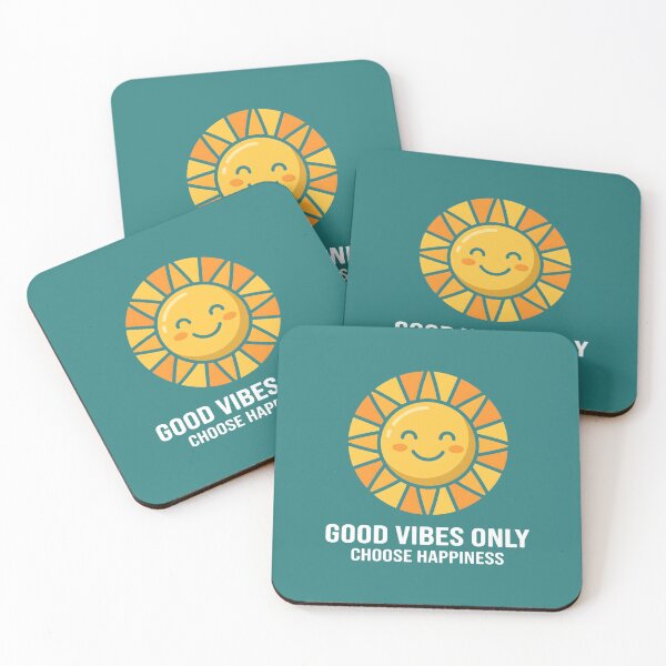 Item preview, Good Vibes Only Choose Happiness Cute Sunshine Positive Quote. designed and sold by MyHappyArtShop.