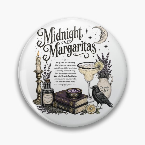 Item preview, Midnight Margaritas Witchy Halloween Gothic Girls Tequila Witch Aesthetic designed and sold by CatiaStudioArt.