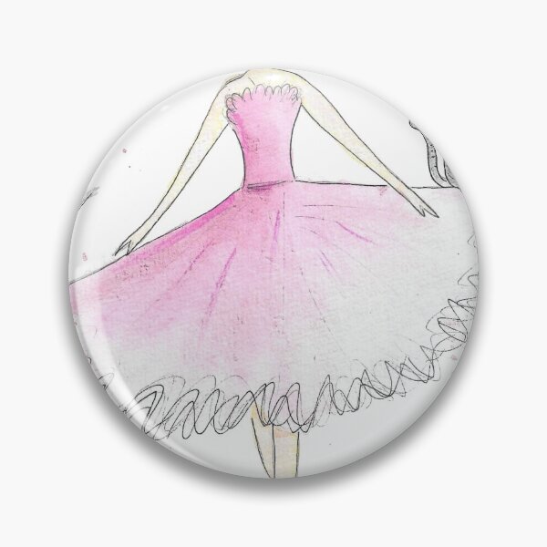 Item preview, Ballerina with Cloclo Cat - Watercolor Art designed and sold by AleSighinolfi.