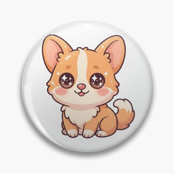Item preview, Kawaii Corgi | Cute Dog Illustration | Pet Parent Art designed and sold by Rohit Naik.