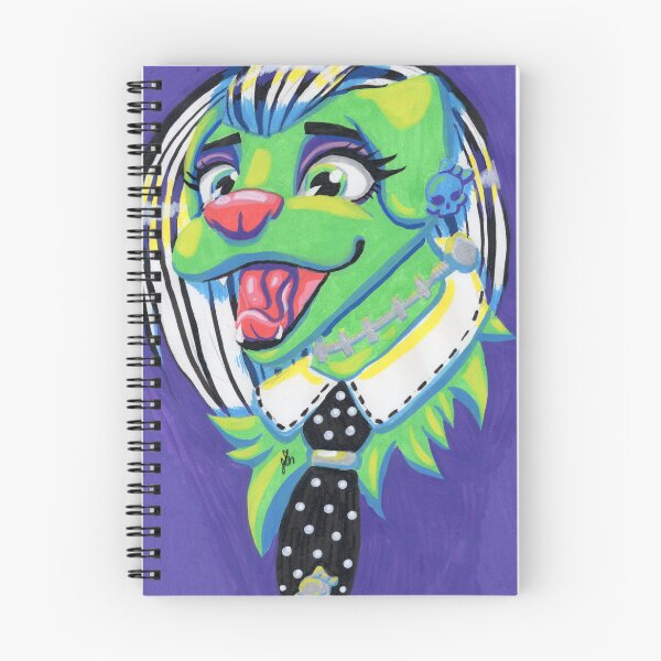 Item preview, frankie stein puppy portrait designed and sold by NineRavensArt.