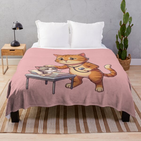 Item preview, The Little Purr-fect Patient - Cute Cat Doctor designed and sold by zaoroo shop.
