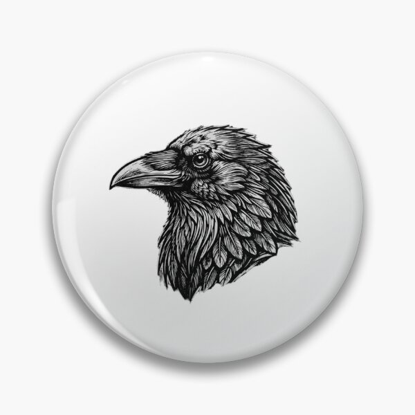 Item preview,  Black Raven Gothic Bird Design Crow Artwork designed and sold by SOUFIANE1991.