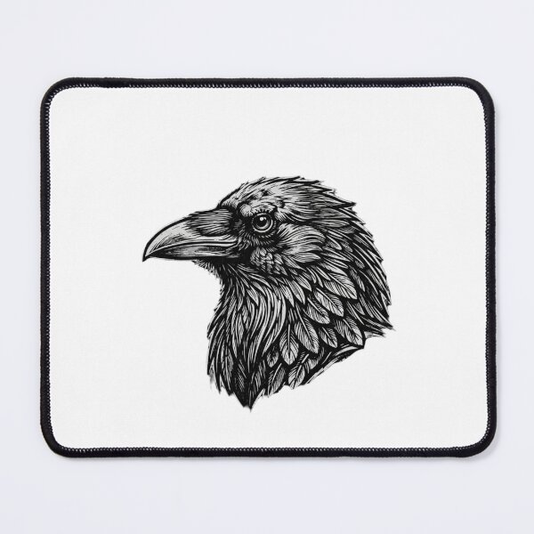 Item preview,  Black Raven Gothic Bird Design Crow Artwork designed and sold by SOUFIANE1991.