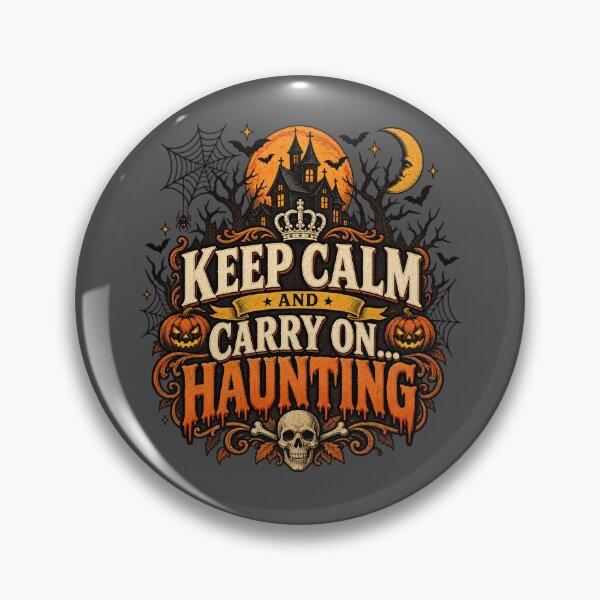 Item preview, Keep Calm and Carry On Haunting Vintage Halloween designed and sold by afr-saad.