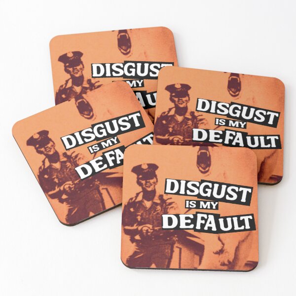 Item preview, Disgust Is My Default (Anti-Cop) designed and sold by weirdove.