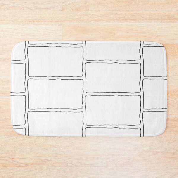 Item preview, Hand Drawn Rectangle Frame - Minimalist Black Outline Doodle designed and sold by SomiMotion.