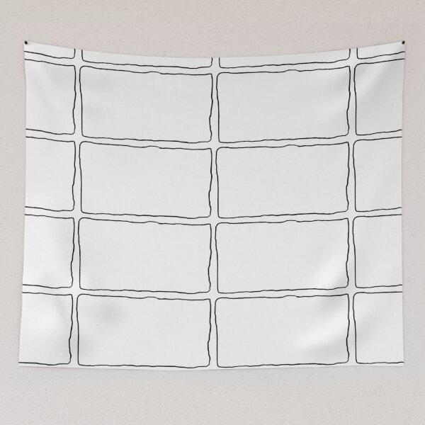 Item preview, Hand Drawn Rectangle Frame - Minimalist Black Outline Doodle designed and sold by somimalikkk.