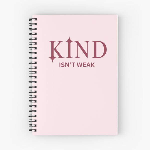 Item preview, Kind Isn't Weak | Sharp Spiked Serif & Mauve Statement Typography designed and sold by Sparkle First Co..