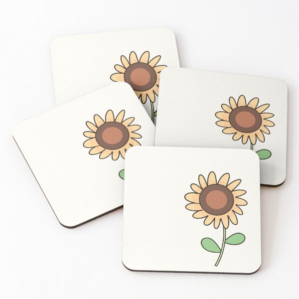 Item preview, Hand Drawn Sunflower Flat Vector Kids Tee designed and sold by Porpor Artwork.
