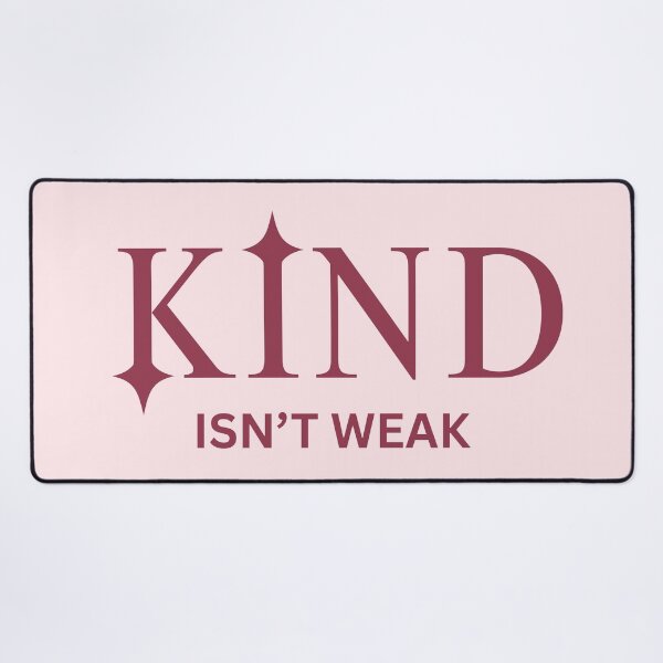 Item preview, Kind Isn't Weak | Sharp Spiked Serif & Mauve Statement Typography designed and sold by Sparkle First Co..