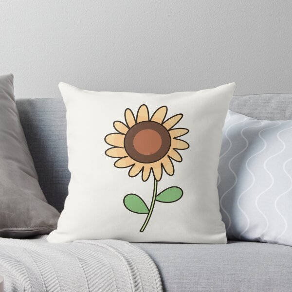 Item preview, Hand Drawn Sunflower Flat Vector Kids Tee designed and sold by Porpor Artwork.