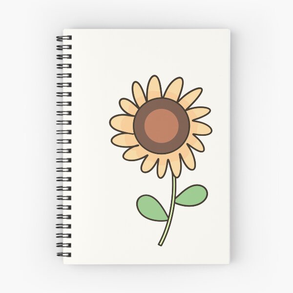 Item preview, Hand Drawn Sunflower Flat Vector Kids Tee designed and sold by Porpor Artwork.