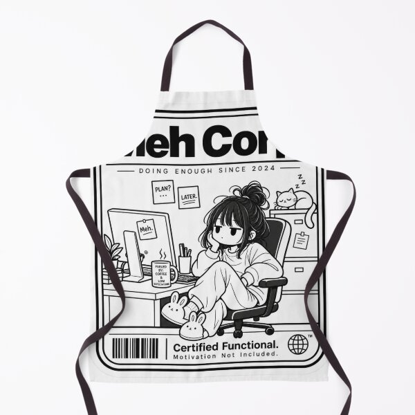 Item preview, Meh Corp Certified Functional Office Art designed and sold by littlepiptales.