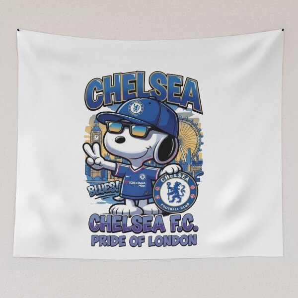 Item preview, Cool Beagle Football Fan London Skyline Artwork designed and sold by annaarthk.