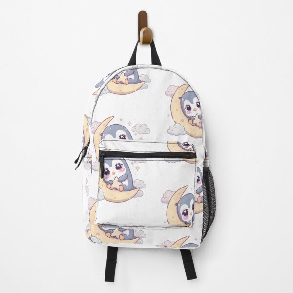 Item preview, Cute Penguin on Crescent Moon | Kawaii Sleepy Penguin Dreamy Night Aesthetic designed and sold by dreamz-world.