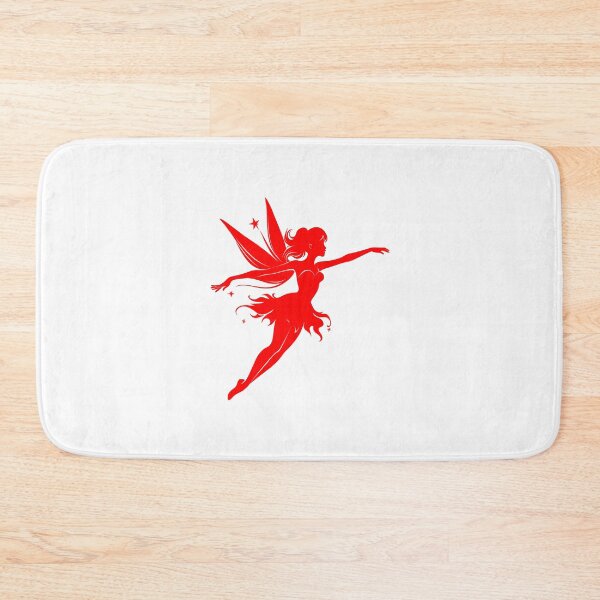 Item preview, Red Flying Fairy Silhouette Design designed and sold by pattern-archive.