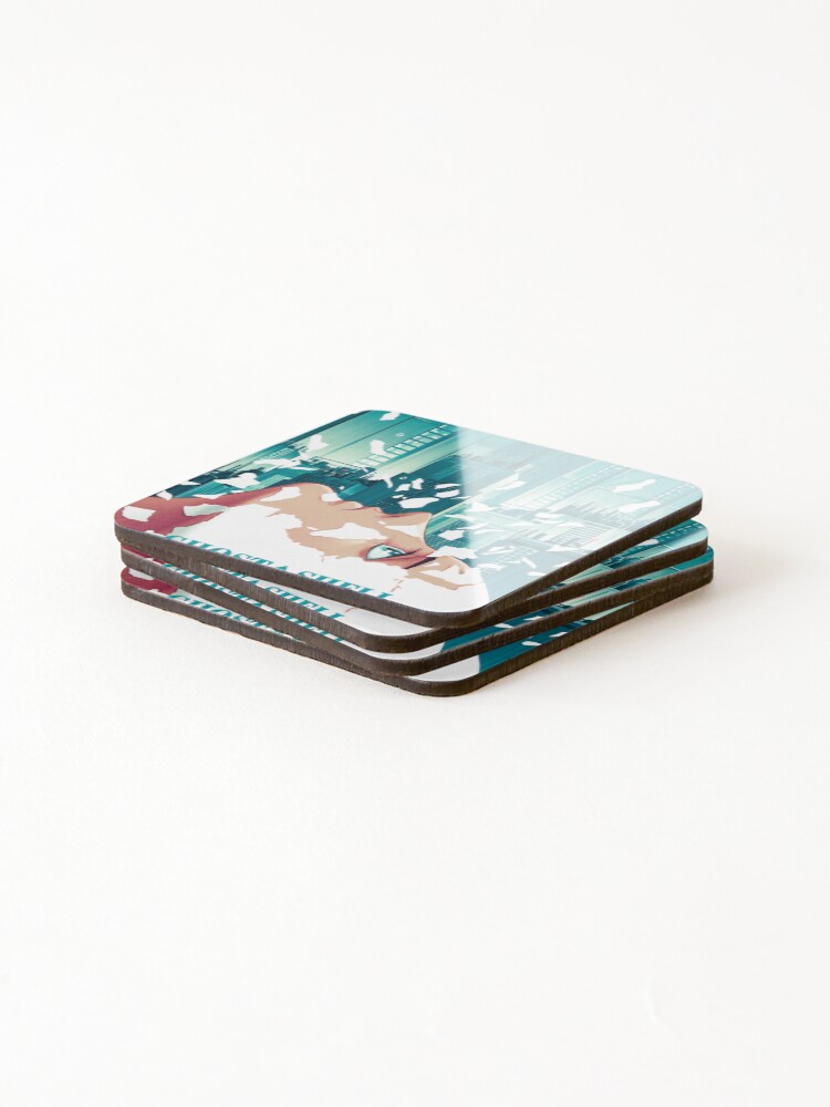 Thumbnail 4 of 5, Coasters (Set of 4), Ghost In The Shell designed and sold by owpldh.