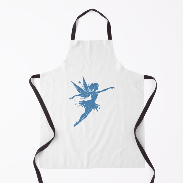 Item preview, Steel Blue Flying Fairy Silhouette Design designed and sold by pattern-archive.