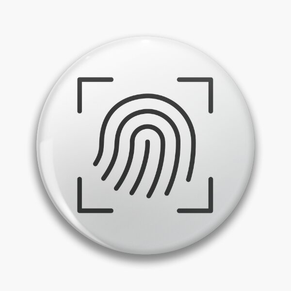 Item preview, Fingerprint Scan Line Icon designed and sold by VectorForge Studio.