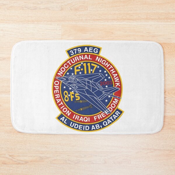 Item preview, USAF 379 AEG F-117 Nighthawk Operation Iraqi Freedom Emblem Vector Graphic designed and sold by CharlieDesings.