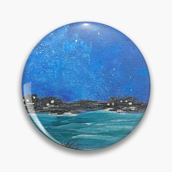 Item preview, Super Moon Acrylic Painting designed and sold by Deb Bossert Artworks.
