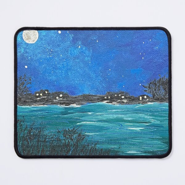 Item preview, Super Moon Acrylic Painting designed and sold by Deb Bossert Artworks.