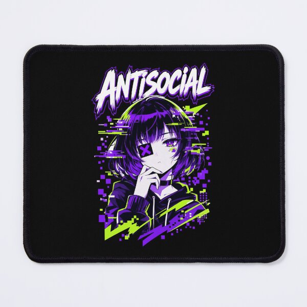 Item preview, Antisocial Purple Anime Girl designed and sold by audreytrujillo2.